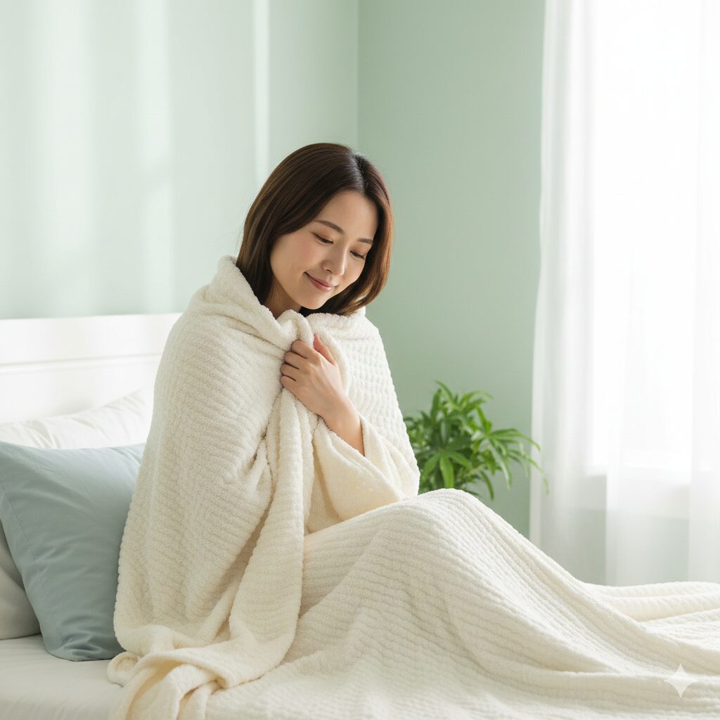 通販生活ヒートコットンケットの口コミや評価