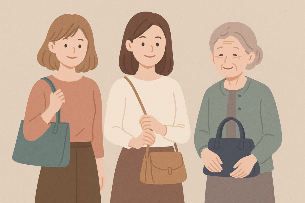 キタムラのバッグはどの世代に人気?