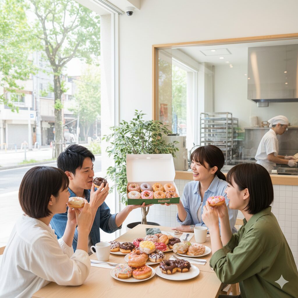 クリスピークリームドーナツの通販はないけど魅力は沢山