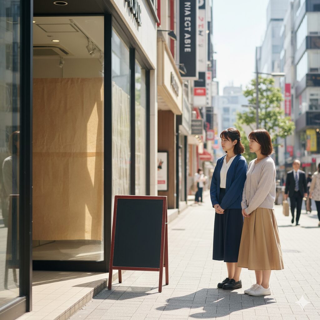 店舗情報と店舗が撤退する理由