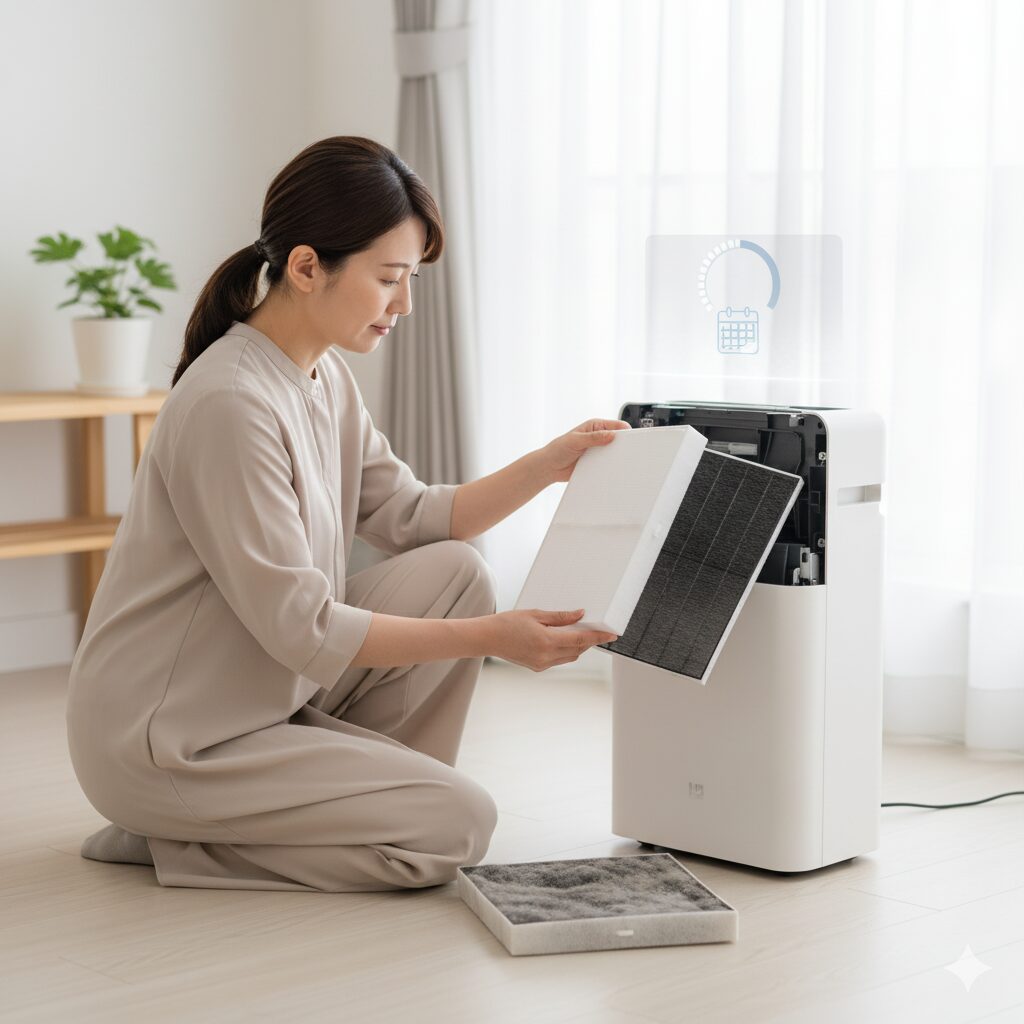 フィルターの寿命と交換方法