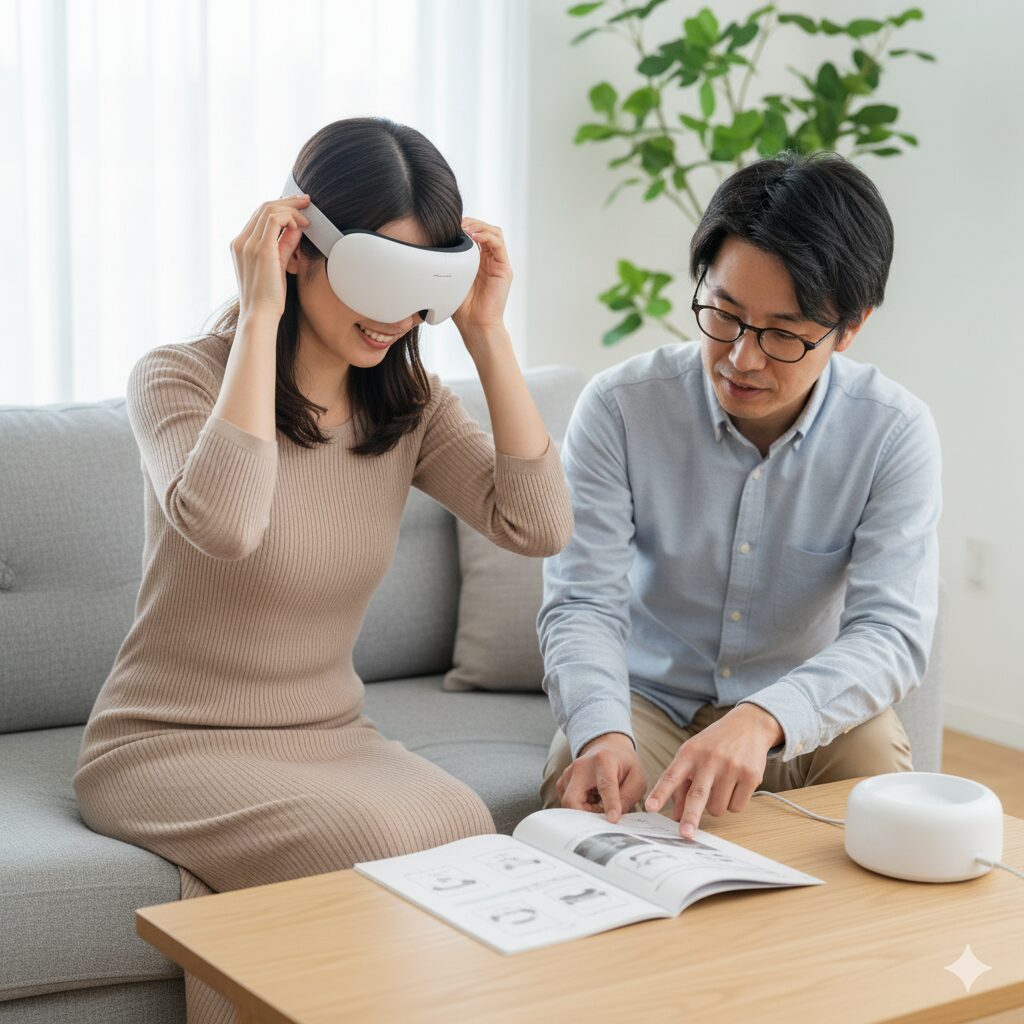 マイトレックスアイリズムの基本的な使い方