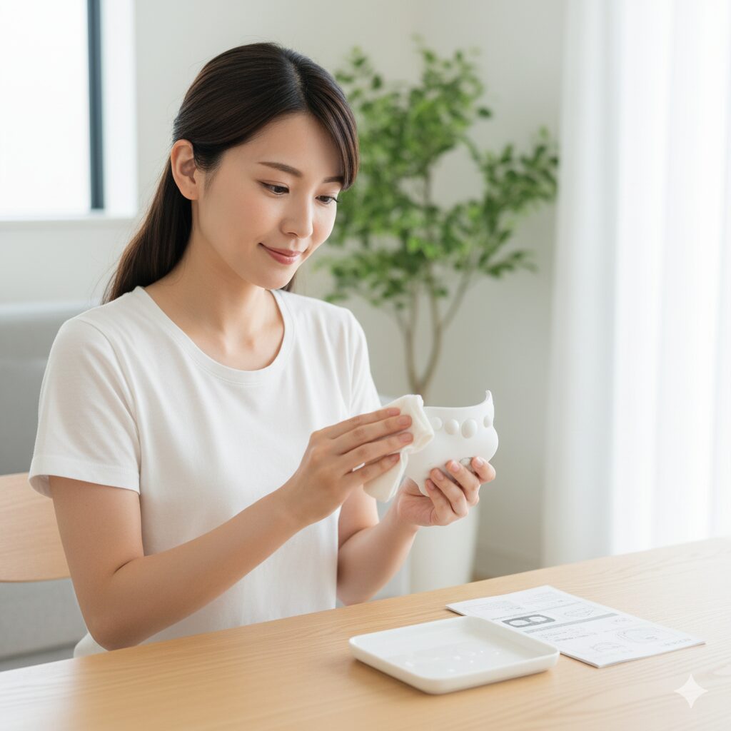 簡単！シリコン部分のお手入れ方法