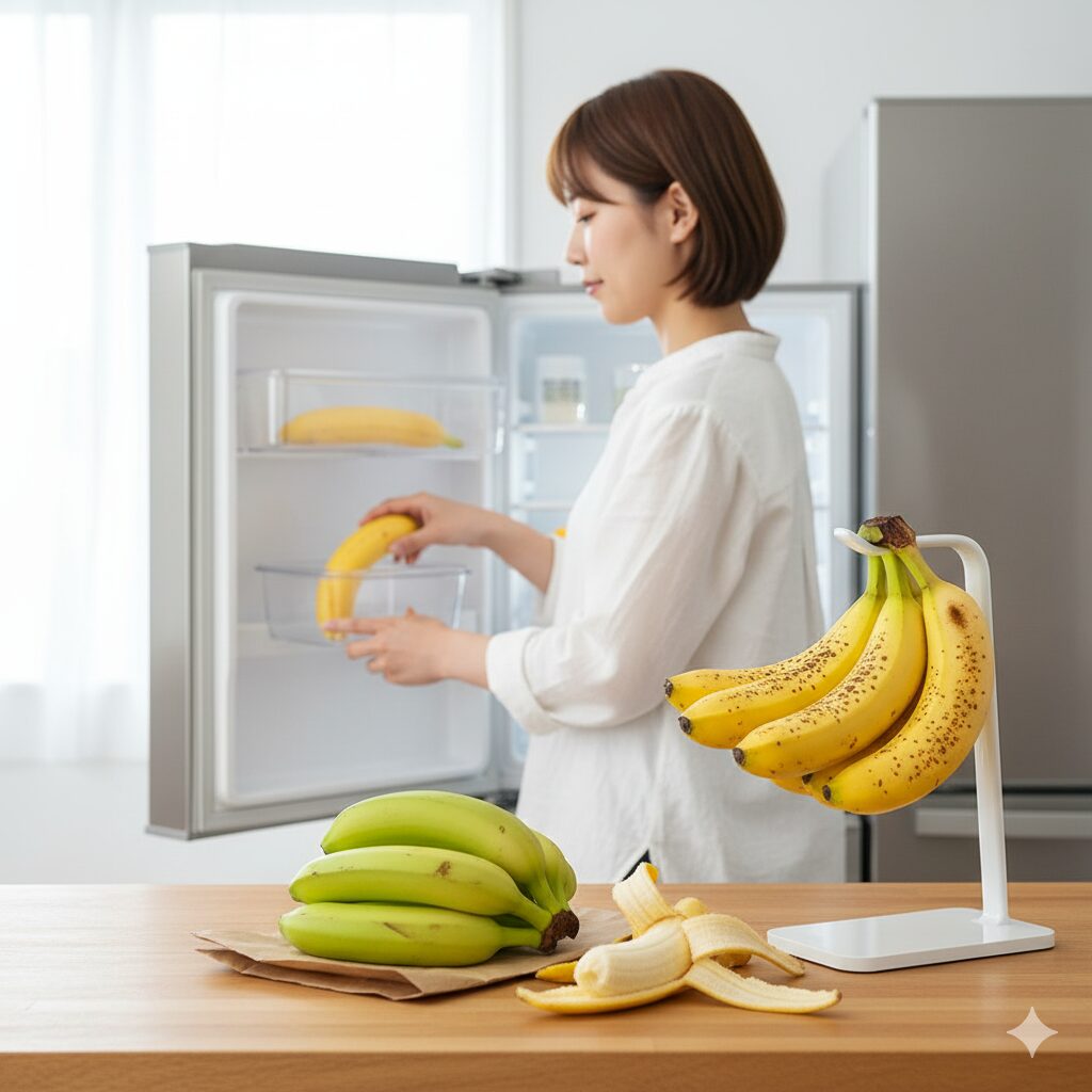 バナナの保存方法と食べ頃の見分け方
