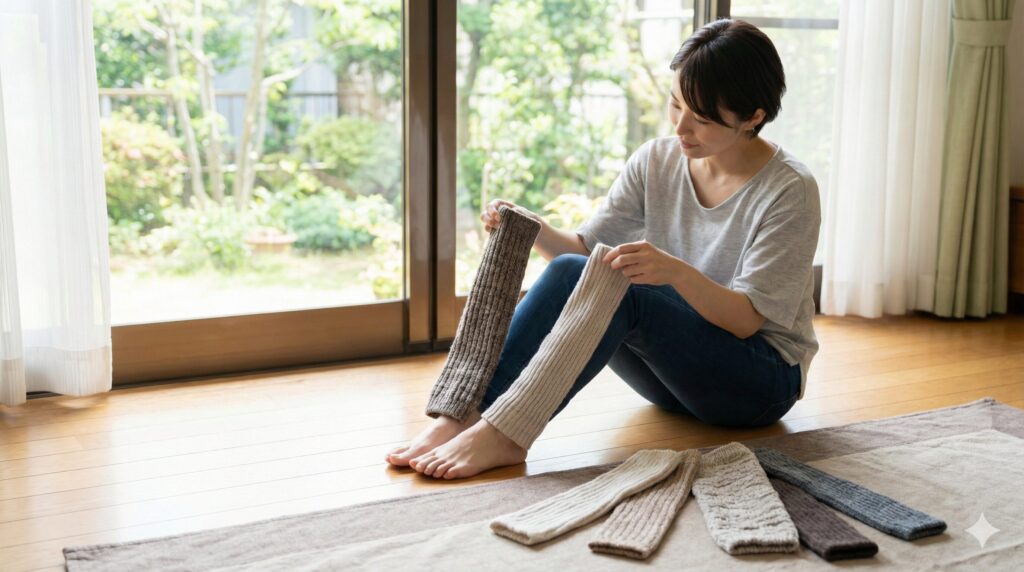 通販生活レッグウォーマーの口コミは？サイズ感や選択方法まで徹底解説