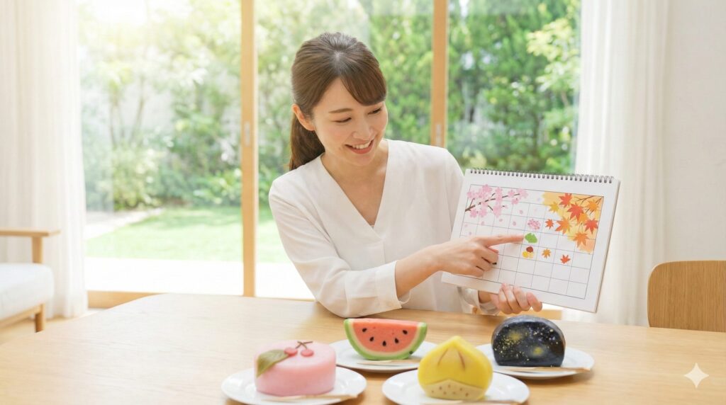 季節限定ういろカレンダーをチェック