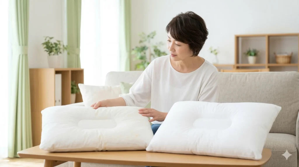 通販生活のメディカル枕の回収と廃棄の判断基準