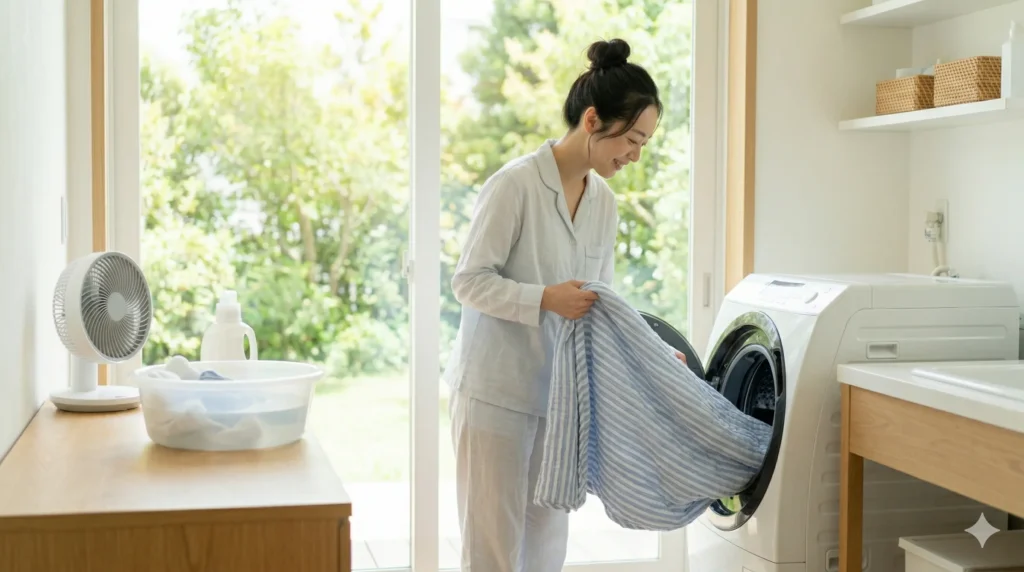 洗濯機で丸洗いは可能？お手入れの注意点