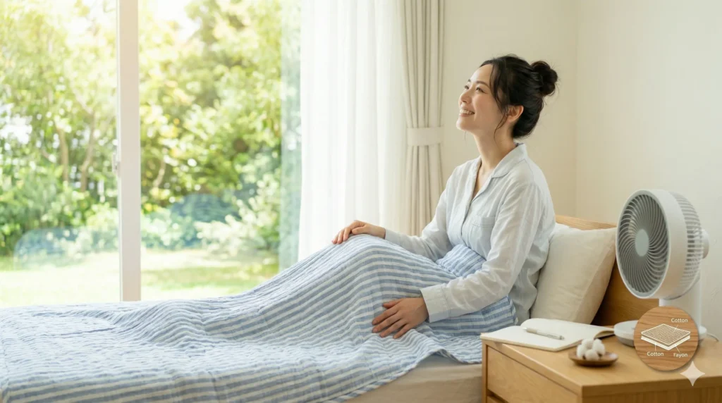 通販生活クールコットンケットの口コミと製品特徴