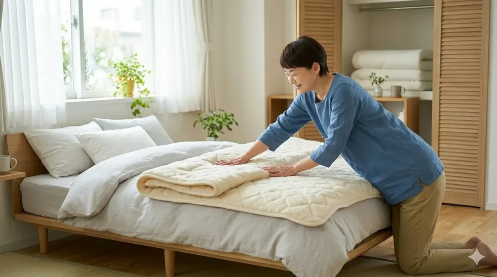 冬の寒さ対策と通気性を活かす敷きパッドの活用